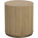 Kalla 24.5 X 22 inch Rustic Oak Side Table